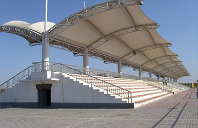 沈陽膜結構停車棚的產品類型及應用分析